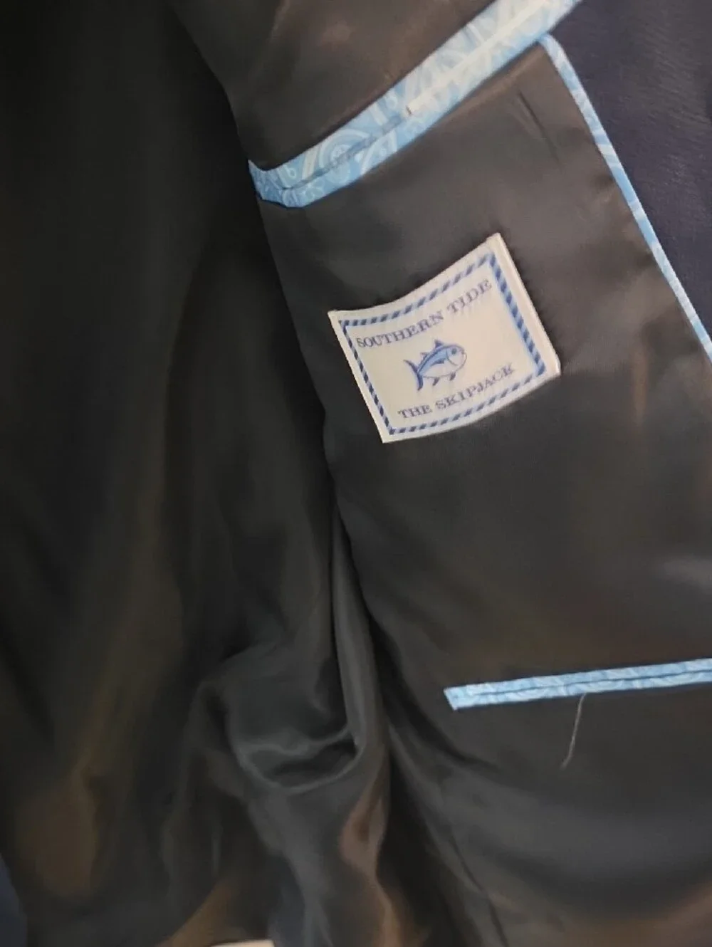 42S Southern Tide Navy Sport Coat - Classic Two-Button Blazer